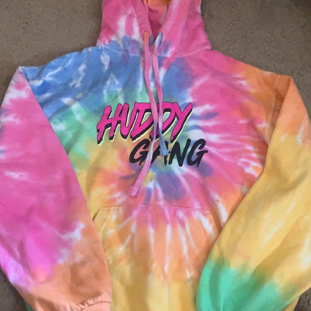 Huddy gang tie-dye Hoodie